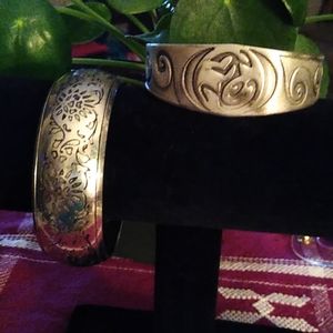 Silver toned bracelets 🎉